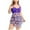 07 Purple, variant on Feimerou Plus Size Tankini Bathing Suits for Women Halter High Waisted Tummy Control Bathing Suit Bikini Swimsuit with Bottom Swimwear