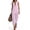 Pink, variant on Ecqkame Two Piece Sets for Women Summer Casual V-Neck Tank Top and Wide Leg Pants Lightweight Vacation Solid Color Outfit Set Navy XL