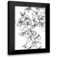 thumbnail image 1 of Murdock, Ramona 17x24 Black Modern Framed Museum Art Print Titled - Leafy BW, 1 of 5