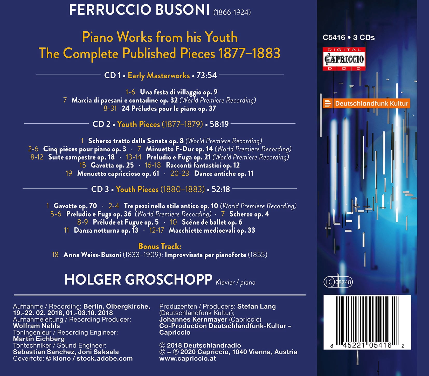 Holger Groschopp - Early Masterpieces - Music & Performance - CD