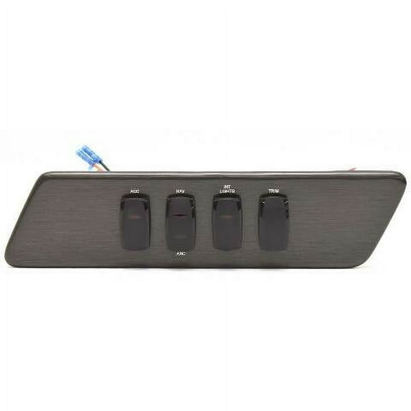 Ranger Boat Rocker Switch Panel MP372R1 | Glossy Gray Plastic
