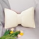 thumbnail image 1 of Cojín lumbar de lino, cojín lumbar 19,6x11,8 pulgadas | Color sólido rosa, blanco, amarillo | Pana, funda lavable, multiusos para sofá y oficina, decorativa, transpirable, 1 of 6