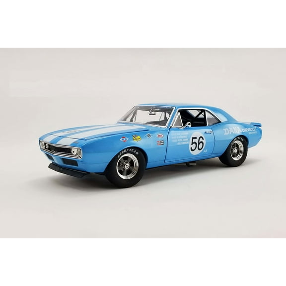 1967 Chevy Camaro Z/28 Trans Am, #56 Dana Chevrolet Southgate - GMP 18972 - 1/18 Scale Diecast Car