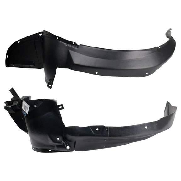 TRQ Front Inner Fender Liner Set Fits Select 2008 Chevrolet Malibu GM1248201 GM1249140