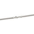 thumbnail image 2 of LoveBling 10k White Gold 3.5mm Solid Miami Cuban Link Chain Necklace with Secure Box Lock (26"), 2 of 6