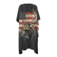 thumbnail image 3 of SCRAWLGOD 250th Anniversary Womens Swimsuit Coverup Deer American Flag Print Casual Flowy Beach Cover Up Lightweight Soft Bathing Suit Cover Up Pool Party, 3 of 6