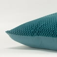 thumbnail image 3 of Rizzy Home Teal 20"X20" Solid Woven Poly Filled Throw Pillow, 3 of 5