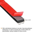 thumbnail image 3 of Uxcell 0.6"W x 3/16"T x 8'L Adhesive Rubber Strips Solid Neoprene Rubber Strips Sheet, 3 of 6