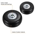 thumbnail image 4 of Uxcell Replacement Luggage Wheels 45x18mm Suitcase Wheel Repair Kits 4 PU Bearing Wheels for Trolley Bag, Inline Skate, 4 of 5