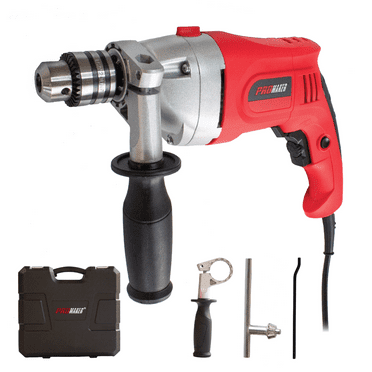 PROMAKER 7.5AMP 850W 1/2-inch Corded Hammer Drill, Impact drill with accessories