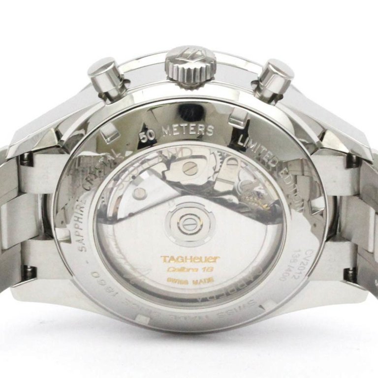 Tag Heuer 41mm Men\'s Carrera Limited Edition Highlands Scotland SS Watch CV2012! Pre-Owned TAG HEUER Carrera Highland Scotland Chronograph  main image 3