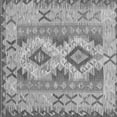 thumbnail image 1 of Ahgly Company Indoor Square Abstract Gray Contemporary Area Rugs, 6' Square, 1 of 1