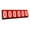 Red, variant on jinwen 6 digits Table Top Scoreboard Portable Scoring for Tennis Ball Indoor Games Blue