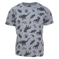 thumbnail image 3 of Jurassic Park Big Boys 3 Pack Graphic T-Shirts Logo Black/Blue/Gray Heather 12, 3 of 5