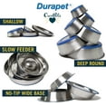 thumbnail image 7 of OurPets DuraPet Premium Stainless Steel Non-Tip Cat or Dog Bowl for Food or Water (1.75 Cups), 7 of 7
