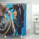 thumbnail image 1 of Cortina de Ducha ABPHQTO Instructor de Buceo Azul 150x180 cm poliéster, 1 of 1