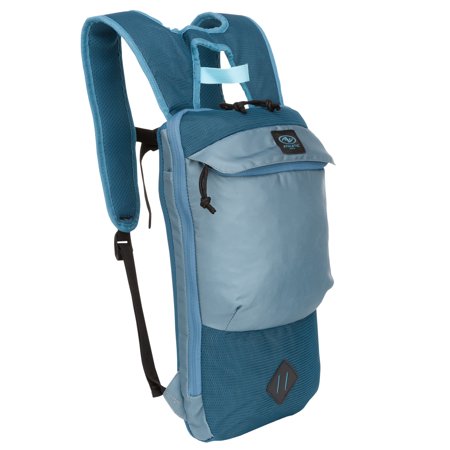 Athletic Works Sports 7.5 Liter Smoke Blue Slim Workout Backpack  Unisex  Sports Bag