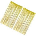 thumbnail image 5 of LOLIPPYY 2-Pack Tinsel Curtain Fringe Backdrop for Birthday Party Decorations, Hanging Shiny Metallic, 5 of 7