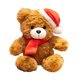 thumbnail image 2 of Fiudx Almohada Navideña de Osito de Peluche, Suave y Cómoda, Se Mantiene de Forma para Un Uso Duradero, Decoración Navideña para El Sofá de La Sala de Estar, Idea de Regalo Festivo, Tamaño 20 Cm, 2 of 6