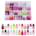thumbnail image 2 of 288PCS French Tip Press On Nails - Reusable Glue-On Fake Nails with Seamless, Traceless Design - Manicure in Minutes, 2 of 5