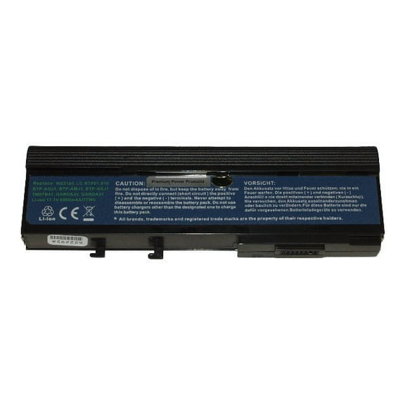 eReplacements - Notebook battery (extended) (equivalent to: Acer BT.00903.004, Acer BT.00904.003, Acer BT.00907.003) - lithium ion - 9-cell - 6900 mAh - for Acer Aspire 3641, 55XX; Extensa 3102; TravelMate 24XX, 32XX, 33XX, 4520, 62XX, 6492
