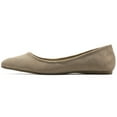 thumbnail image 2 of Ollio Women's Ballet Comfort Light Faux Suede Multi Color Shoes Flats ZM1038, 2 of 6