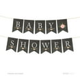 thumbnail image 1 of Baby Shower Chalkboard Floral Girl Baby Shower Pennant Party Banner, 1 of 2