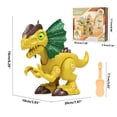 thumbnail image 3 of Dinosaur Toy Model, Manual Detachable Nut Combination, Four Dinosaur Combinations Such As , Educational Toys For Children, 3 of 6