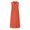 2_Orange, variant on Asxite Summer Dresses for Women Casual Solid Textured V Neck Button Loose Sleeveless Sundress