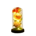 thumbnail image 2 of TERGAYEE Fake Flowers Valentine's Day Rose Women , Rose Luminous Flower Glass Cover, Women, Mom, Valentine's Day, Anniversary, Birthday Valentines Day Gifts, 2 of 6