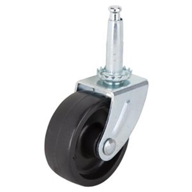 Prosource 7111990 2 in. Swivel Casters Steam, Zinc PlatedBlack