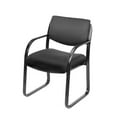 thumbnail image 3 of Starlight Canyon Home Black Arm Chair For Reception, Lobby Chair Or Waiting Room Guest Seating, 3 of 5