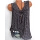 thumbnail image 2 of Camiseta sin mangas con cuello en V sin mangas para mujer, chaleco suelto, camiseta de verano, negro, 3XL Kearding AP001998-12, 2 of 5