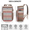 thumbnail image 4 of Tribal Cooler Backpack - 20L Insulated Leakproof Bag, Rustic Home Decor Design for Camping, 4 of 6
