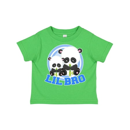 

Inktastic Lil Bro Panda Gift Toddler Boy or Toddler Girl T-Shirt