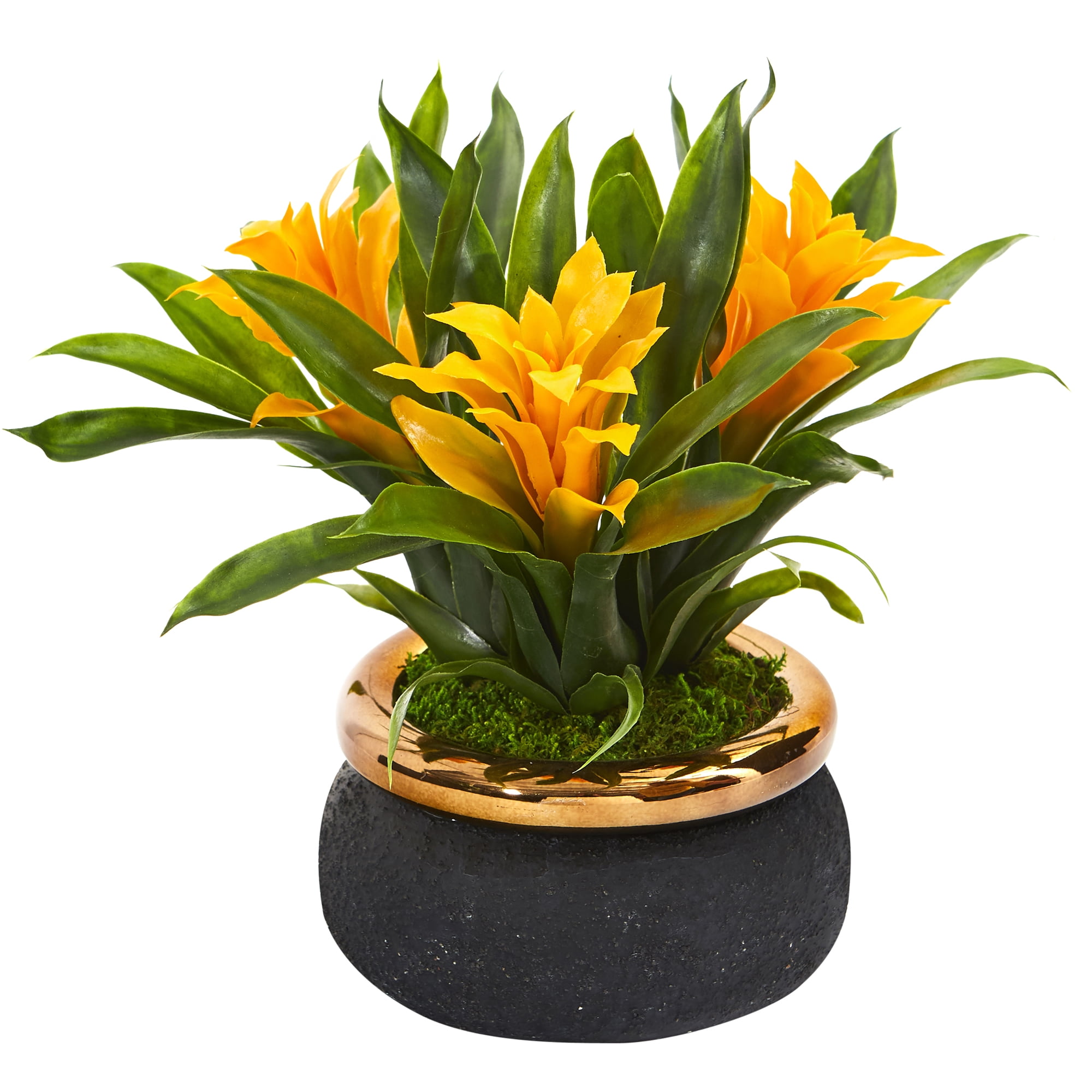 Nearly Natural 11in. Bromeliad Artificial Plant in