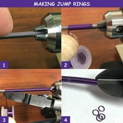 The Beadsmith EZ Coiler Pro - Wire Elements – Includes Mountable Base, 9 Mandrels, Chuck Key, Instructions, and a Storage Case – Create Jump Rings, Coiled Beads, Beaded Coils, and Spirals