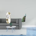 thumbnail image 2 of Espejo de pared,Espejo decorativo nórdico para colgar en la pared,Figura de escritorio,Estatua de pavo real en estante,escritorio,decoración del hogar,Figuras decorativas creativas para la, 2 of 8