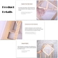 thumbnail image 5 of Paper Making Wooden Paper Making Mould Papermaking Screen Kits Mould Frame Rectangle Wooden Paper Making Screen Tools for DIY Paper Craft Flower Handcraft 15x18CM, 5 of 8