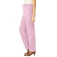 thumbnail image 3 of Woman Within Plus Size Tall Perfect Relaxed All-Cotton Denim Five-Pocket Jeans, 3 of 3
