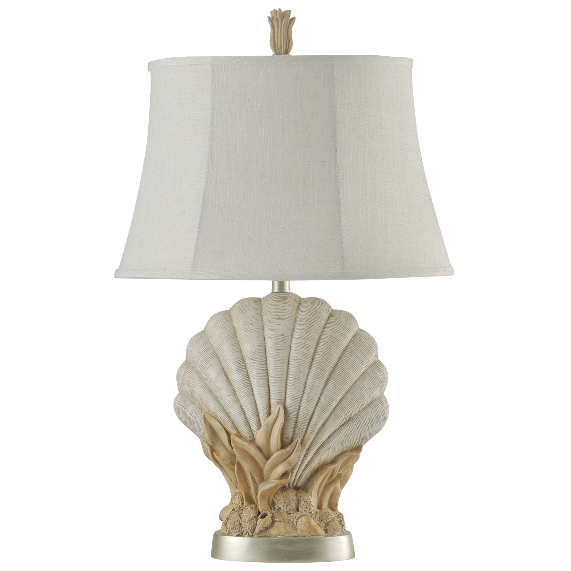 Avoca Beach Table Lamp - Sandstone Finish - White Softback ... Avoca Beach Table Lamp - Sandstone Finish - White Softback ...