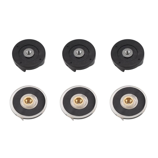 Herwey 3pcs Rubber Blade Gears + 3pcs Base Gears Blender Part Kit Juicer Accessory Replacement,Blender Rubber Gear, Blender Part