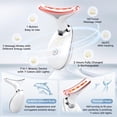 thumbnail image 2 of Red Light Therapy for Face  7 Color LED Face Skin Rejuvenation for Face & Neck Beauty Device  Deplux Neck Tightening Device(White)., 2 of 6