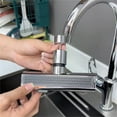 2023 Multifunctional Splashproof 360° Universal Swivel Kitchen Faucet