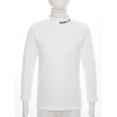 thumbnail image 5 of Aislor Thermal Tops for Girls Boys Fleece Lined Underwear Long Johns Set Long Sleeve Undershirts Baselayer White 11-12, 5 of 7