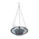 thumbnail image 5 of Baño para pájaros colgante con bomba de fuente solar para jardín y césped al aire libre Gris, 5 of 9