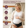 thumbnail image 2 of Belly Bands for Pregnant Women, Hospital-Grade Pregnancy  Belly Band with Ergonest Back Support & Breathable Fabric –  One-Piece Adjustable Maternity Belt for Abdomen, Pelvic, Back Pain  Relief, 2 of 6