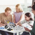 thumbnail image 4 of Jouets de Construction Militaire en Métal pour Enfants Série de Construction Équerre Ensemble Variable Voiture de Course Multi-Formes Kit de Construction Moto Cadeau pour Garçons, 4 of 6