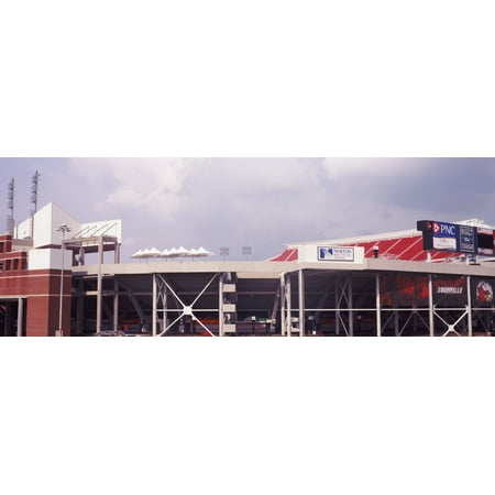 Low Angle View Of A Football Stadium Papa Johns Cardinal Low Angle View Of A Football Stadium Papa Johns Cardinal Louisville Kentucky Usa Poster Print