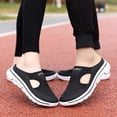 thumbnail image 6 of Daolelai Couple Men and Women Summer Mesh Half-Slippers Casual Shoes Breathable Sandals One-Step -On Closed-Toe Slippers, 6 of 9